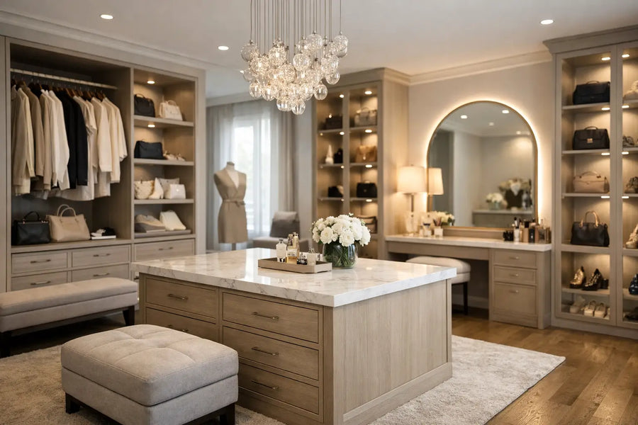 Designer Dressing Room Inspiration, Refined
