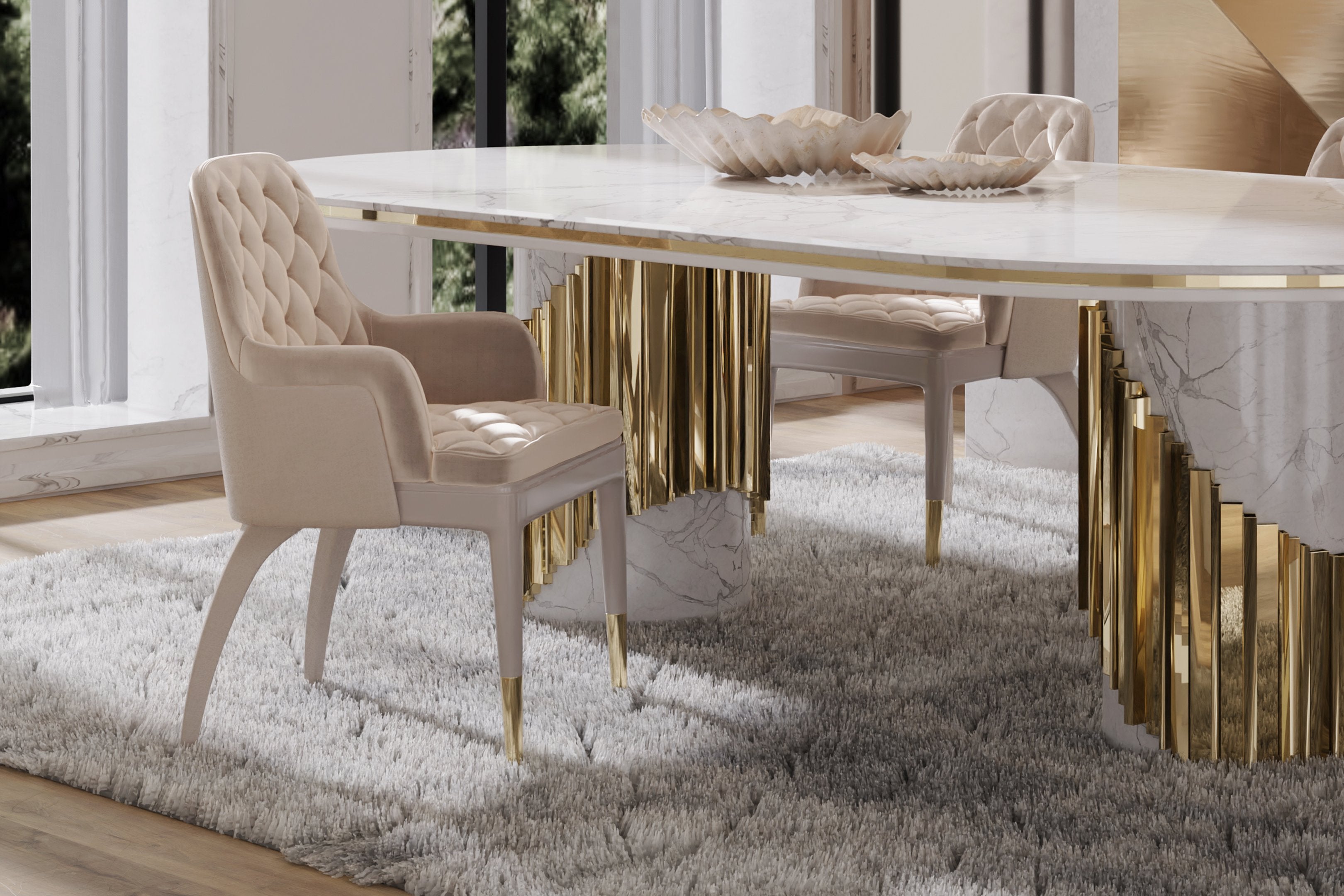 Dining Room Chairs | Luxury Dining Chairs | Touched Interiors