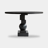 101 Copenhagen Artist Dining Table, Ø120, H35mm / Coffee Black Oak (view 7)