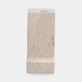 101 Copenhagen Brick Candle Holder, Tall, Limestone (view 5)