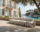 101 Copenhagen Column Table, Silver Travertine (view 2)