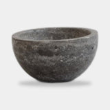 101 Copenhagen Enkei Salt Bowl, Silver Travertine