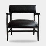 101 Copenhagen Nama Lounge Chair, Aniline Leather Black
