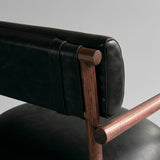 101 Copenhagen Nama Lounge Chair, Classic Brown Oak / Leather Black (view 10)