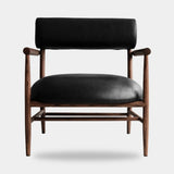 101 Copenhagen Nama Lounge Chair, Classic Brown Oak / Leather Black
