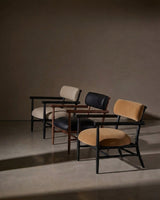 101 Copenhagen Nama Lounge Chair, Classic Brown Oak / Leather Black (view 4)
