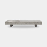 101 Copenhagen Oka Tray, Silver Travertine