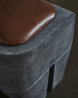 101 Copenhagen Sculpt Stool Cushion, Leather (view 3)