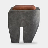 101 Copenhagen Sculpt Stool Cushion, Leather (view 6)