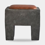 101 Copenhagen Sculpt Stool Cushion, Leather (view 8)