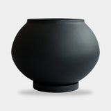 101 Copenhagen Sunao Plant Pot Fat, Hexa, Black