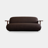 101 Copenhagen Toe Sofa, Classic Brown Oak / Dark Brown