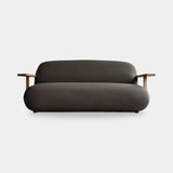 101 Copenhagen Toe Sofa, Teak / Stone Gray
