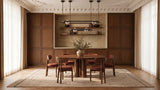 Dolmen Ellipse Dining Table in a room setting