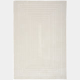Calvin Klein® Geometric Ivory Rug, available from Touched Interiors UK