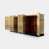 Boca do Lobo Symphony Sideboard with doors open, angled view