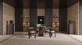 Dolmen Blaze Dining Chair in a room setting