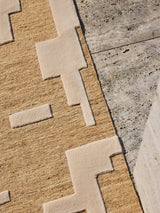 Serge Lesage Acropolis Terra Rug in terra, detail