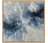 Ocean Navy Canvas Print Artwork