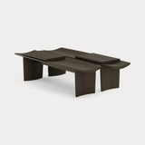 Dolmen Bamboo Coffee Table in black oak