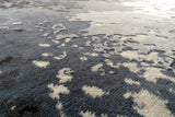 Serge Lesage Crazed Blue-Toned Wave Rug in blue-toned wave, detail