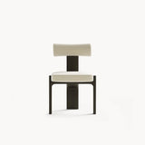 Dolmen Cyrus Dining Chair in Nobilis Timeo 10876-03 fabric, black oak frame, second view