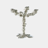 Dripped Metal Candle Holder With Four Arms