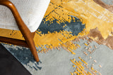 Serge Lesage Eclat Golden Rug in golden, detail