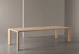 Meridiani Frank Dining Table, shown in light flamed oak