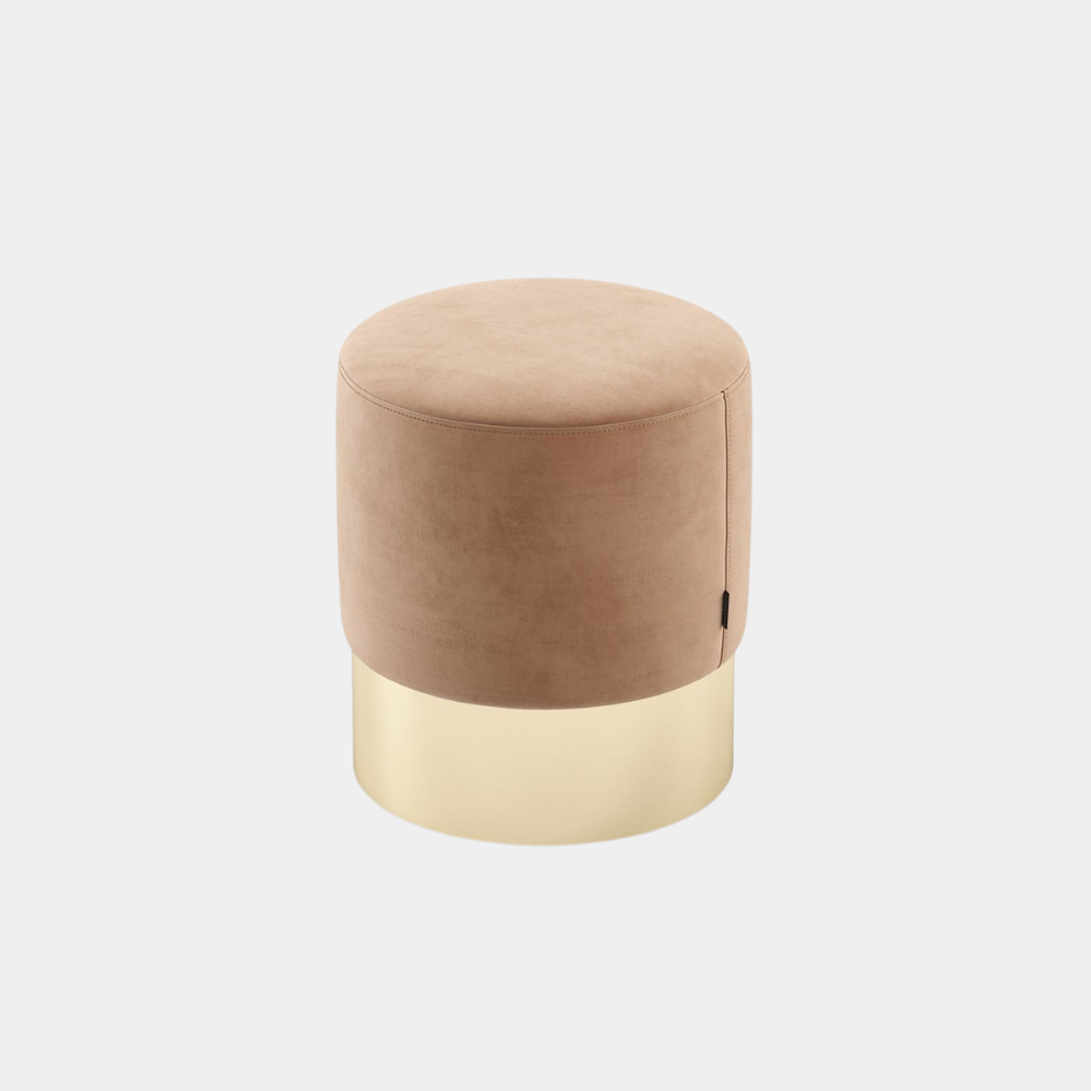 Upholstered pouf ottoman deals