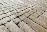 Serge Lesage Geometry Sand Rug in sand, detail