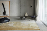 Serge Lesage Hoek Beige Rug in beige, room view