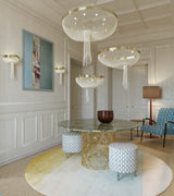 Cosmos Dining Table, styled in a dining room