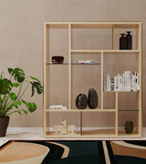 Knox Bookcase, styled view