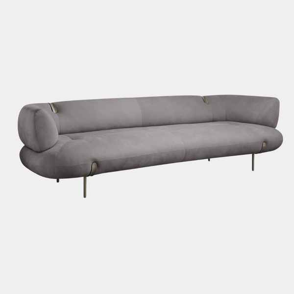 Jacomo Contemporary Luxury Rounded Back Sofa