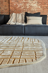 Serge Lesage Kigumi Ash Rug in ash, detail