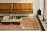 Serge Lesage Kintsugi Mahogany Rug in mahogany, room view