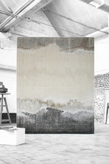 Serge Lesage Land Grey Rug in grey, room view