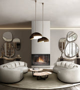 Caffe Latte Malawi Console Table in a room setting