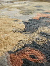 Serge Lesage Mask Sugar Cane Rug in sugar cane, detail