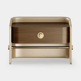 Mezzo Collection Platters Nightstand, view 2