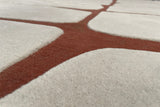 Serge Lesage Rebel Mahogany Rug in mahogany, detail