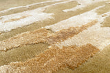 Serge Lesage Stretch Gold Rug in gold, detail