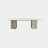 Trésor Luxury Natural Stone Top Dining Table & Antique Brass A