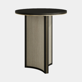 Trésor Luxury Round Top & Antique Brass Base Side Table