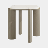 Casa Magna Elysian Natural Stone Top Side Table