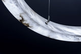 United Alabaster Ring Pendant Light, view 2