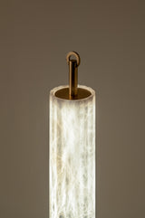 United Alabaster Roller Floor Lamp, view 2