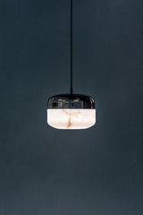 United Alabaster Copper Pendant Light, view 3