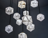 United Alabaster Meteorite Pendant Light, view 4